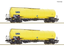 Roco 76025 - H0 - 2-tlg. Set Kesselwagen Zacns, GATX, Ep. VI